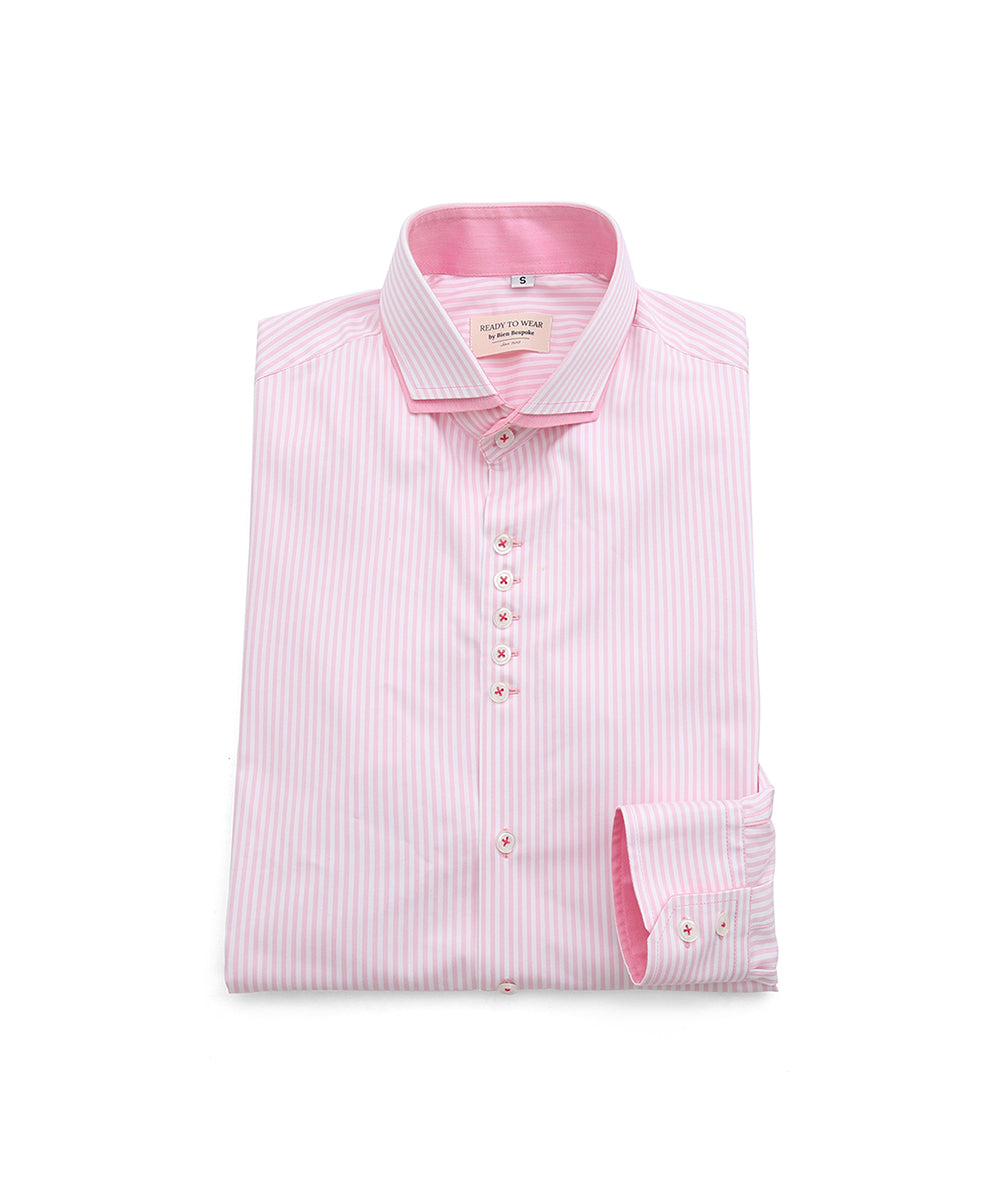 Pink Striped Dress Shirt